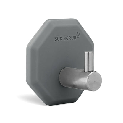 Sud Scrub Stainless Steel & Silicone Shower Wall Hook