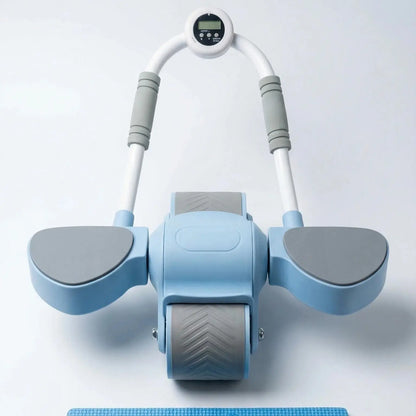 Ab Roller Wheel with Auto Rebound & Timer