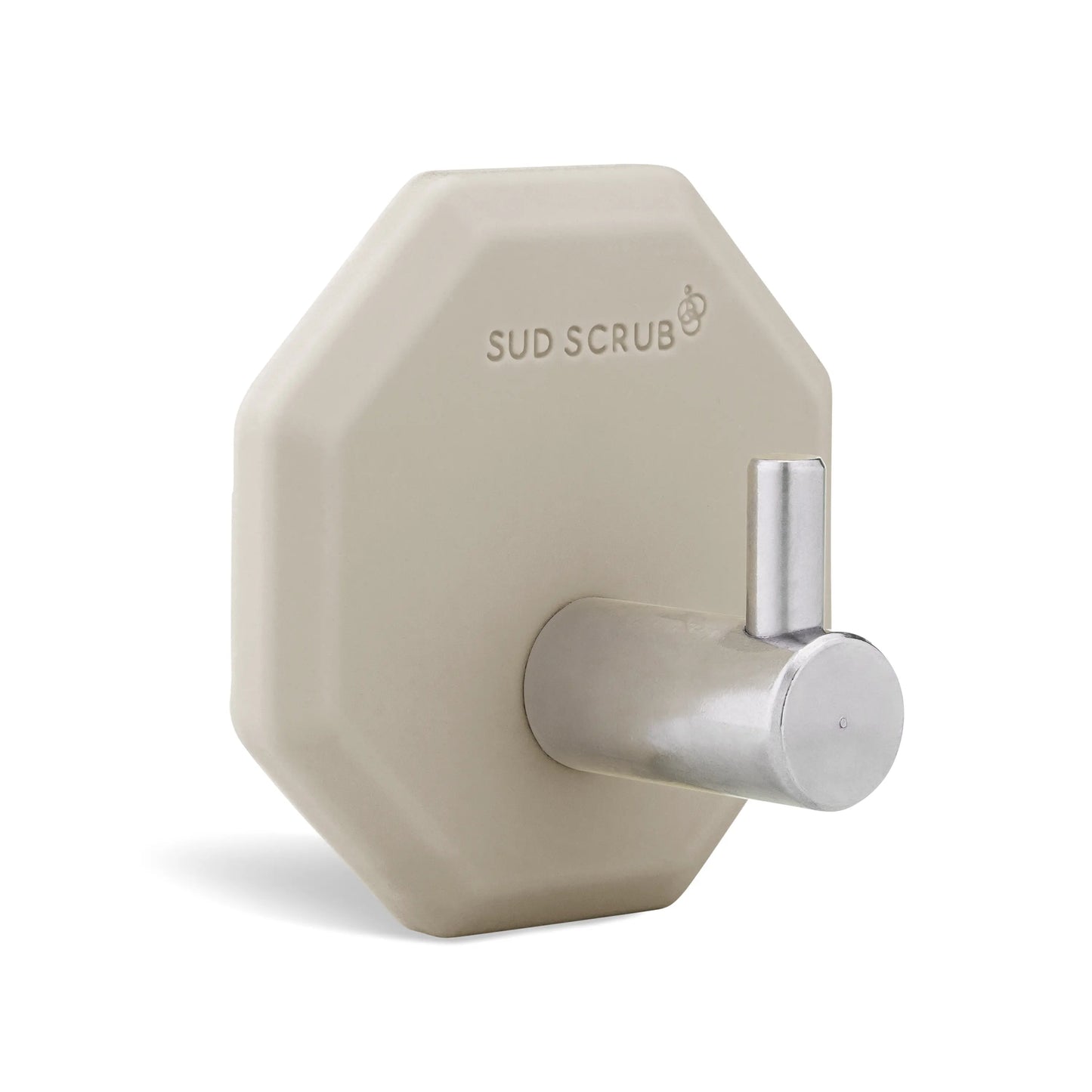 Sud Scrub Stainless Steel & Silicone Shower Wall Hook