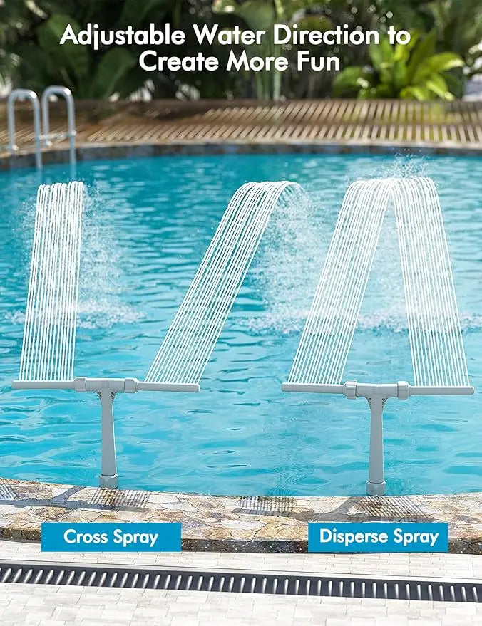 Poolhacker Pool Fountain – Waterfall Spray for Above-Ground & Inground Pools