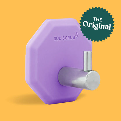 Sud Scrub Stainless Steel & Silicone Shower Wall Hook